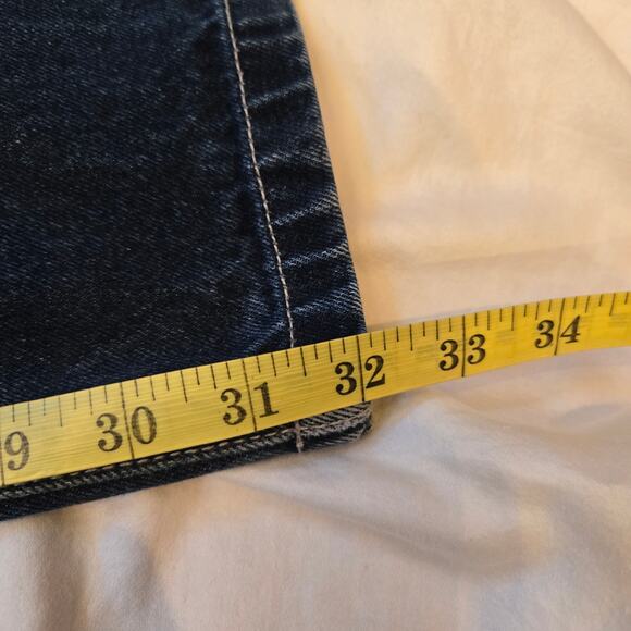SouthPole Jeans Size 36x32 Dark Blue Heavy Denim Y2K Baggy *read* - Picture 10 of 16